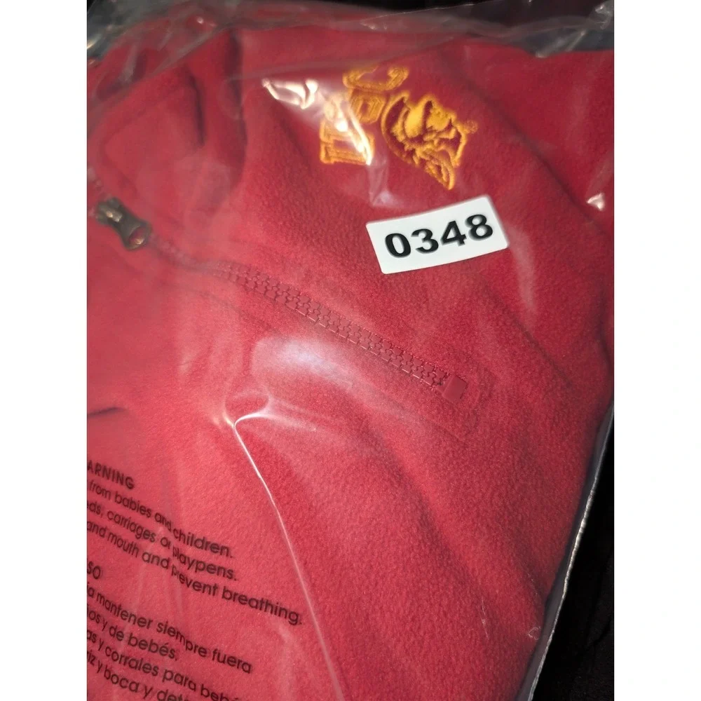 Pro Edge USC Trojans Quarter Zip Fleece Pullover Youth Size 16/18 Adult Small